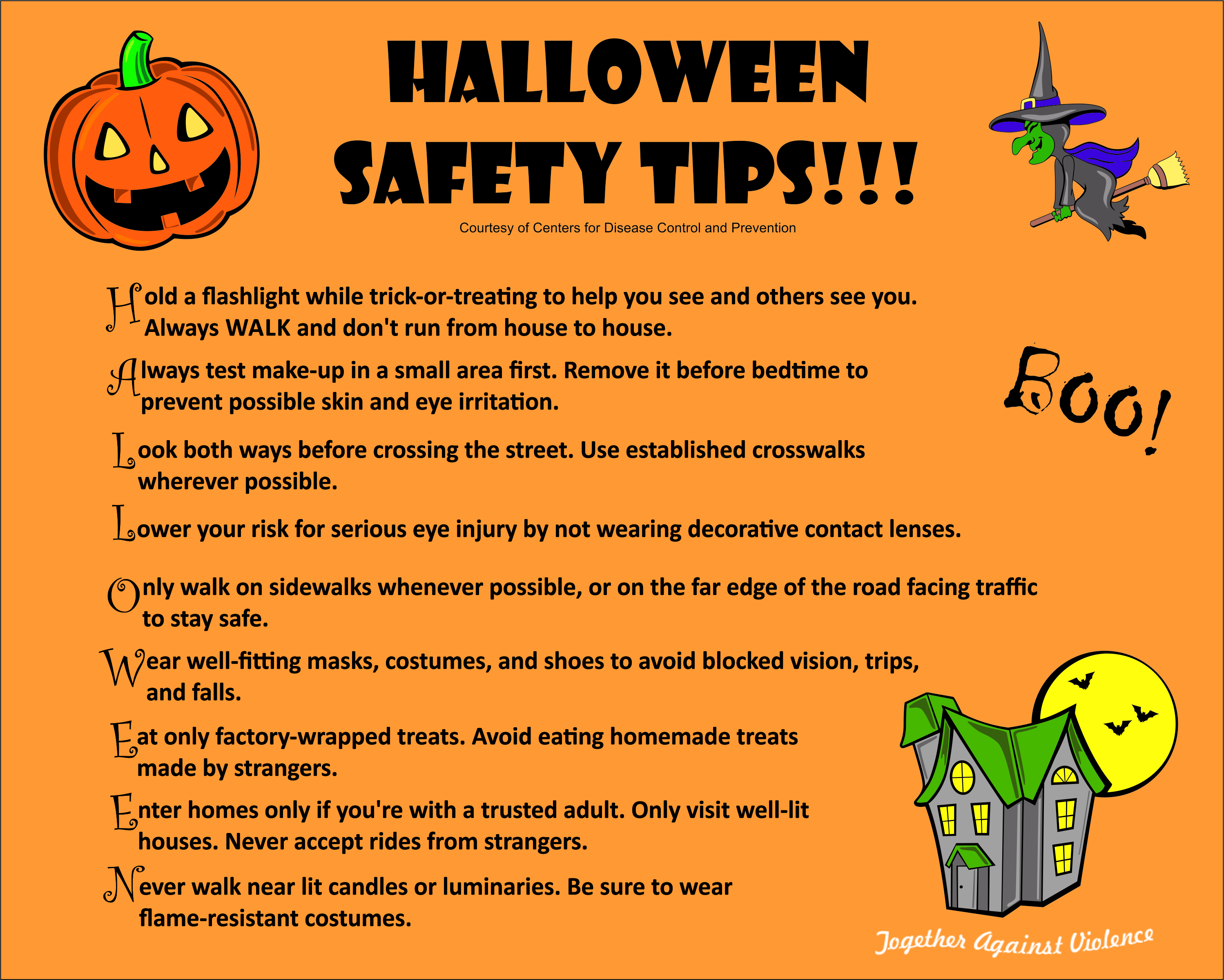 Image result for halloween safety tips